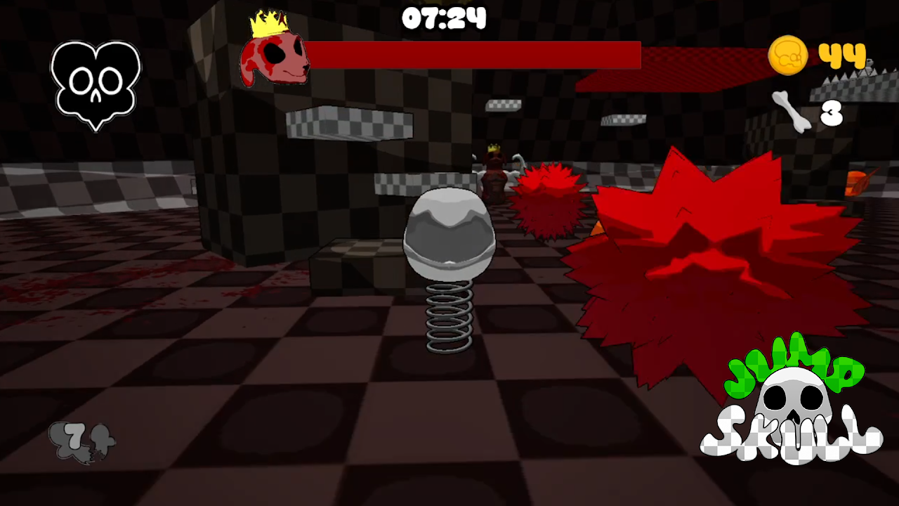 Jump Skull boss fight gameplay